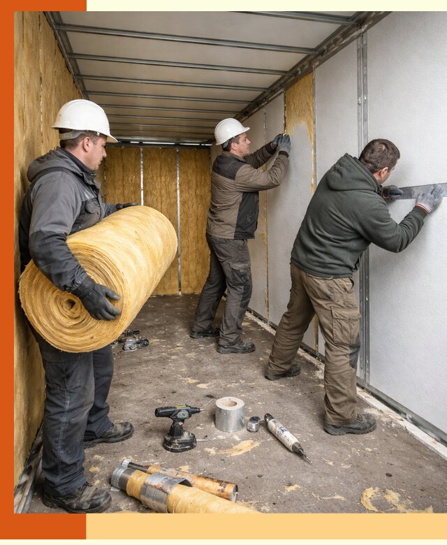 Утепление рефрижераторного контейнера в Троицке профессионально и надежно